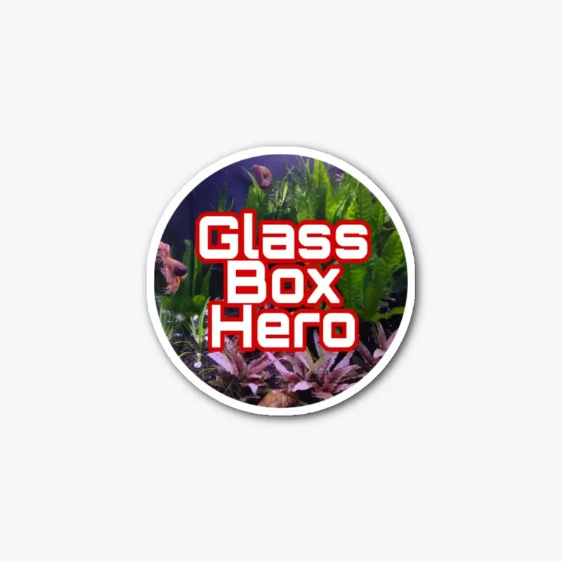 Glass Box Hero Sticker